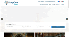Desktop Screenshot of hayahootours.com